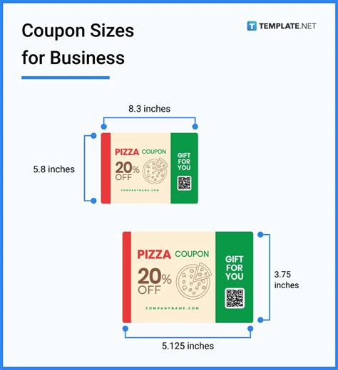 cupónâ size - Coupon Sizes .
